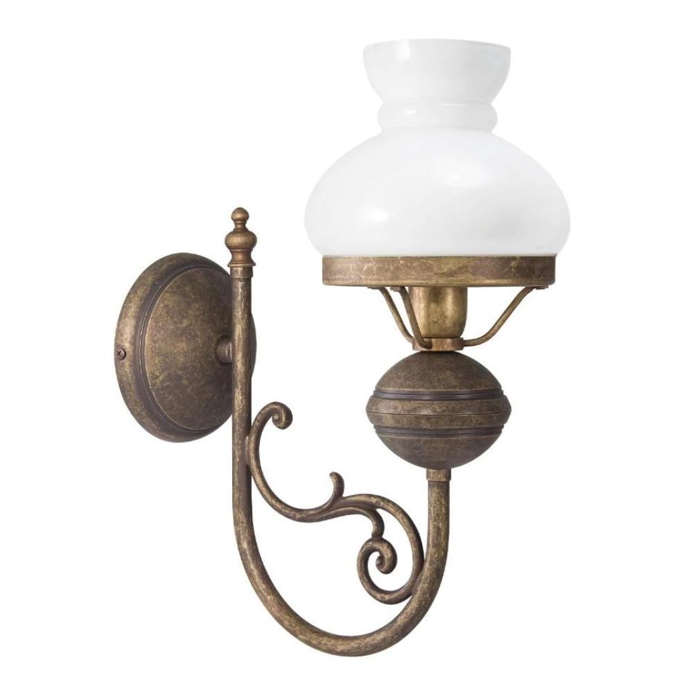 klasszikus rez lampa vintage paraszthaz lampa klasszikus mediterran rusztikus antikolt loft konyha nappali haloszoba falikar uvegburas balaton videki hangulatu lampa lameridiana lakberendezesi aruhaz.jpg